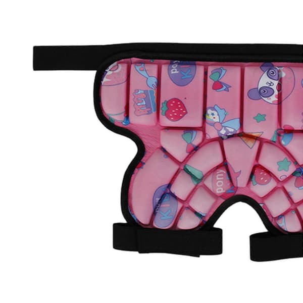 [LCS] Vadderade höftskyddsshorts kompatibla med barn, vadderade korta byxor 3D EVA-kudde Pink