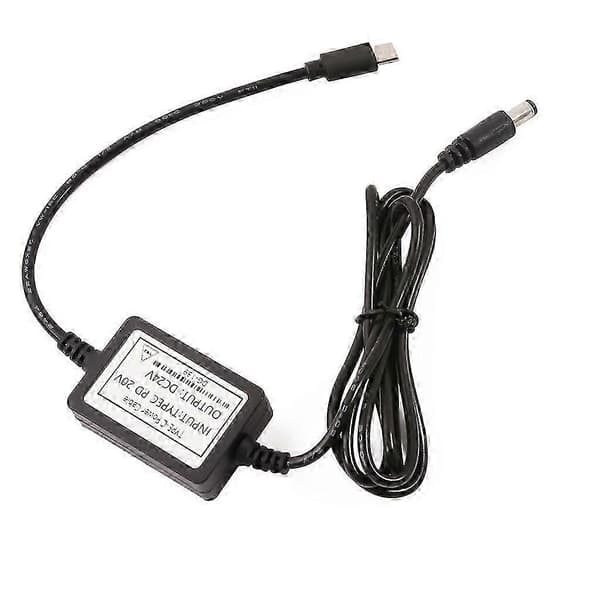 [LCS]2025 USB Type C PD20V til DC24V strømkabel til 24V enheder PD12V 15V 20V til DC24V
