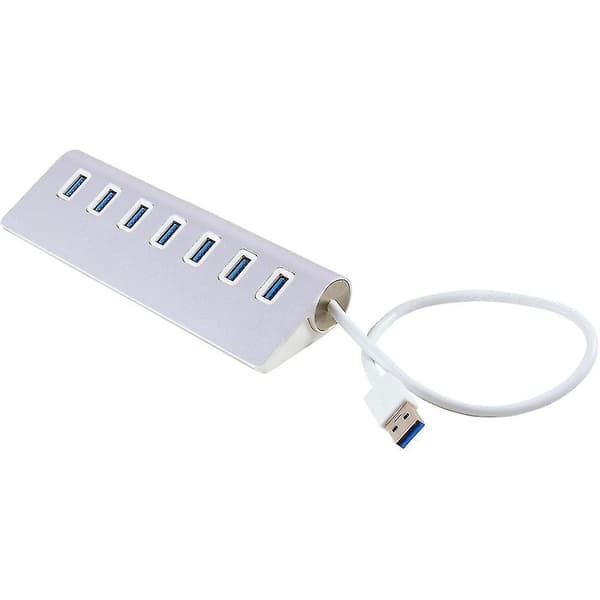 [LCS]Porter USB 3.0 Hub Splitter Strømadapter Kompatibel med PC Bærbar Stasjonær