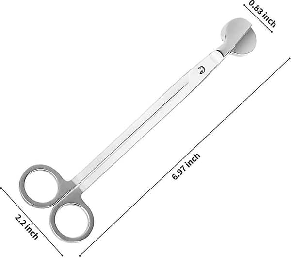 [LCS] Polert vekeklipper i rustfritt stål silvery