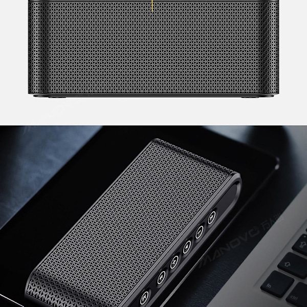 Worallymy X6 8000mAh Batteri Bluetooth V4.2+EDR Højttaler (Sort)