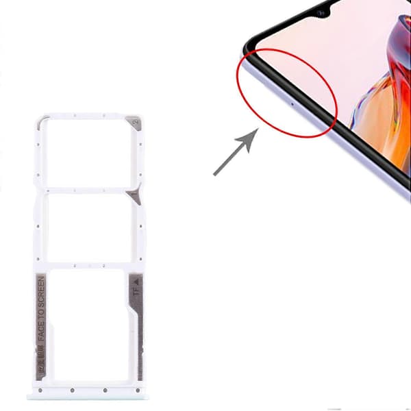 [LCS]For Xiaomi Redmi 12C SIM + Micro SD-kortskuff Green