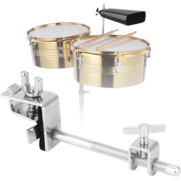 Kobjällra Fäste Bastrumma Kobjällra För Wc51 Kobjällra Hållare Jazz Trumset Sargmonterad Handpercussion Kobjällra Klammer Upp eller Ner Justering