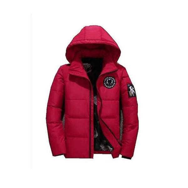 Herre Puffer Tyk Foret Jakke Red L
