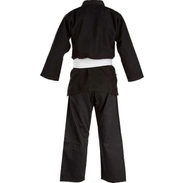 [LCS]Sports Bomuld Student Judo Dragt - Sort-Yvan Blue 100cm