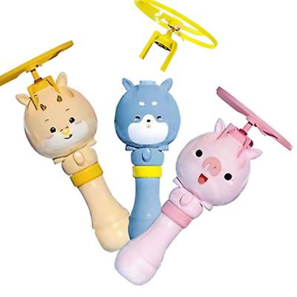 Bubbelstav Stigande Bubbla Flygande Bambu Dragonfly Flygplan Bub blue