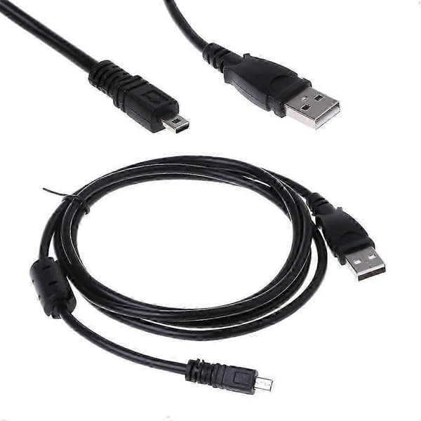 Kamera USB-datakabel UC-E6-sladd 1,5M för Nikon Sanyo Pentax med magnetisk ring