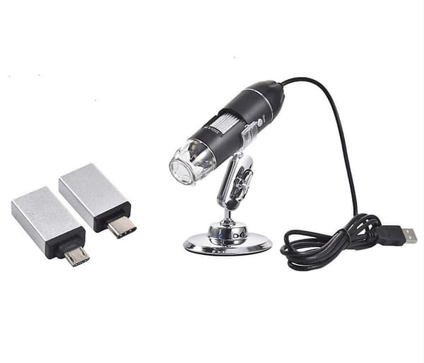 1 i 1600X Zoom 8 LED Digitalt Mikroskop