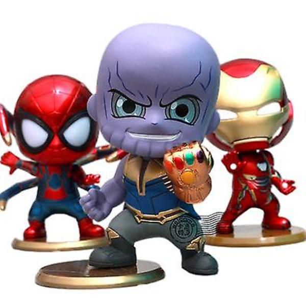 Marvel Fulian League Q -versio, heiluva pää, auton koristeet