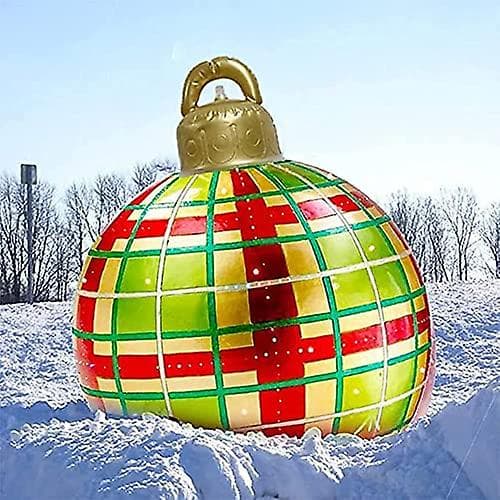 [LCS] Stor oppblåsbar julekule i PVC, juledekorasjon