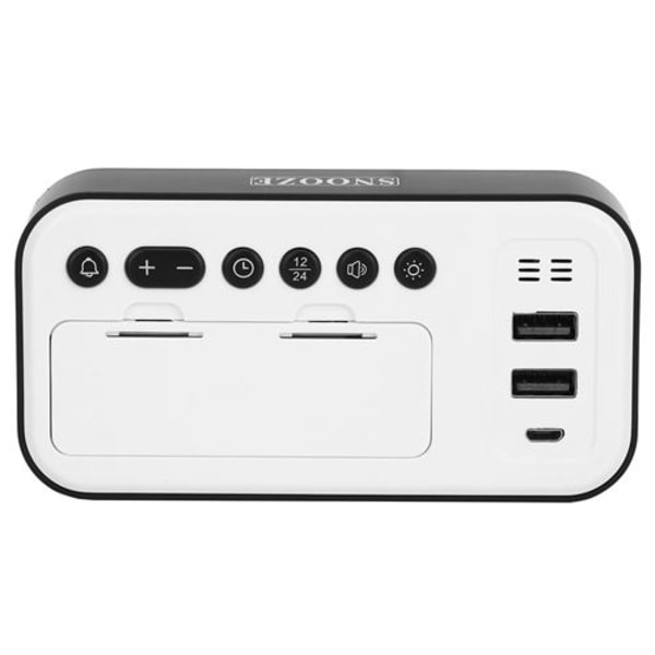 [LCS]Senge USB Digital Touch Vækkeur 12 / 24H - Grøn