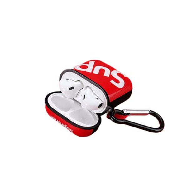 TPU- case för Airpods 1/2 sup-röd