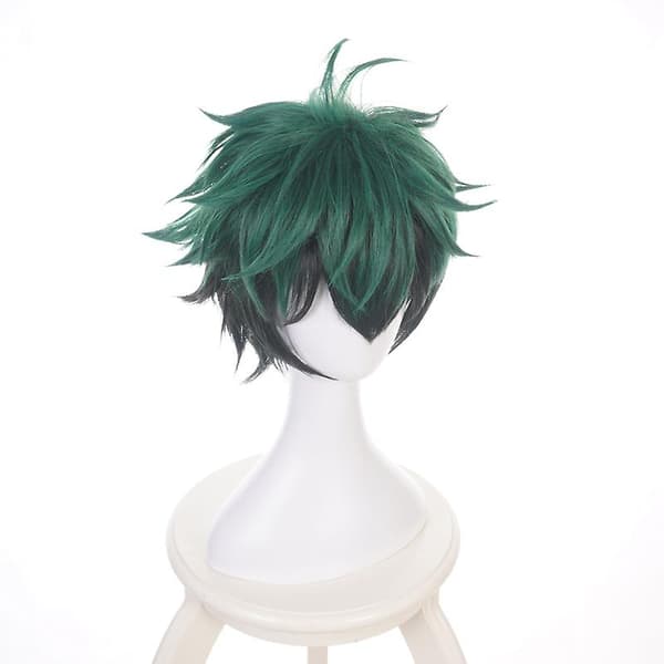 Anime My Hero Academia Izuku Midoriya Cosplay peruk