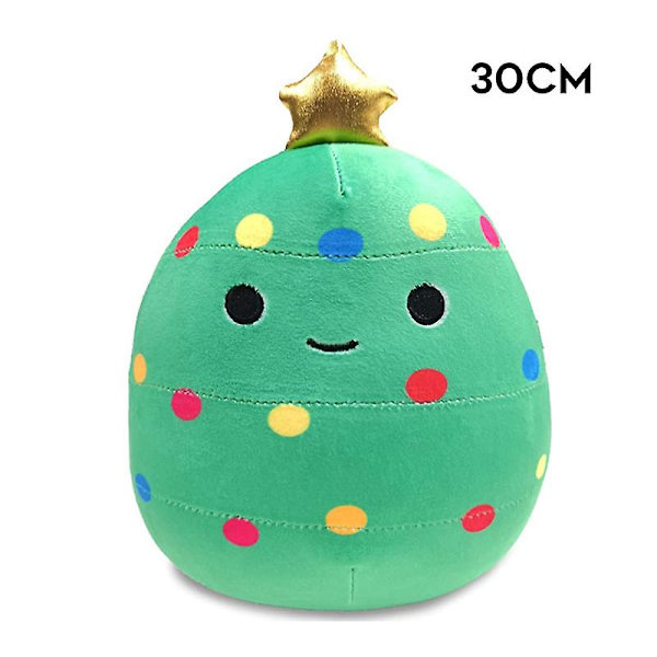 Mjuk Squishmallow Simon Sengångsdjur Gosedjur Mjuk Prydnadskudde Dekorationer Barn Födelsedag 3 CM Christmas Tree