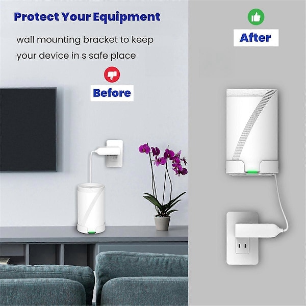[LCS] Router Wall Mount suitable for TP Link Deco BE63/BE65/BE10000 Mesh Wifi7 Router, Space-saving