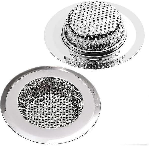 Viemärin siivilät, 2 kpl, pieni/7 cm ruostumaton teräs