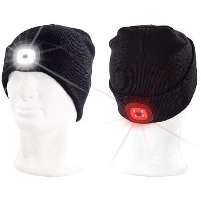 [LCS] Edessä ja takana LED-pipo - Musta