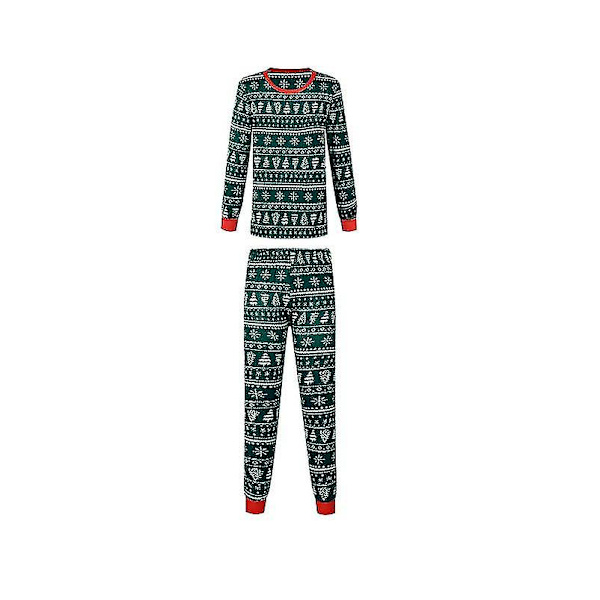 Jul Familj Julgran Tryck Pyjamas Matchande Set Dad XL