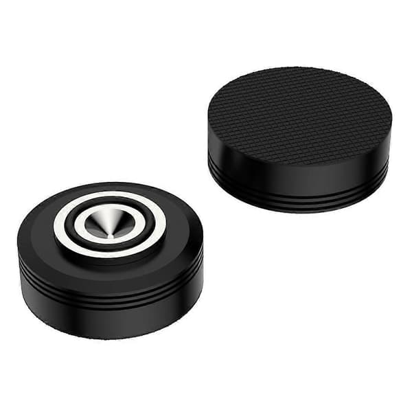 3 stk. Audiohøjttalere DAC Anti-stødabsorberende kugle til Plus fodpuder Stødabsorberende stativer Spikes Support Black   white