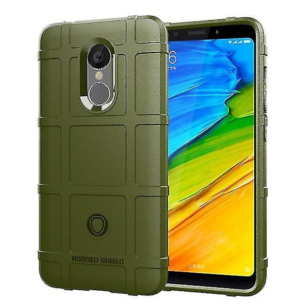 Kestävä iskunkestävä suojakuori, yhteensopiva Redmi 5:n kanssa - Tummanvihreä