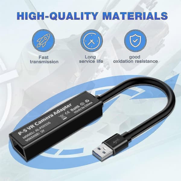 PS5 VR-kameraadapter USB 3.0-konverteringskabel til PSVR til PS5-konsol