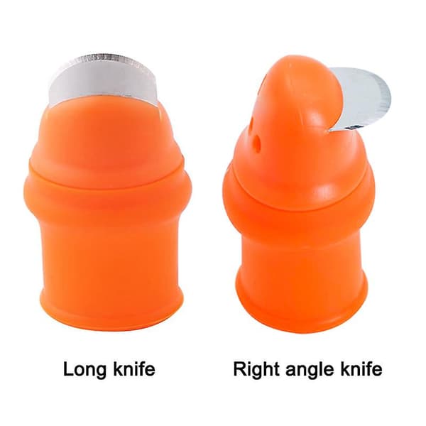 [LCS] Tommelkutter Separator Fingerverktøy Plukkeanordning for hagehøsting av planter Right Angle