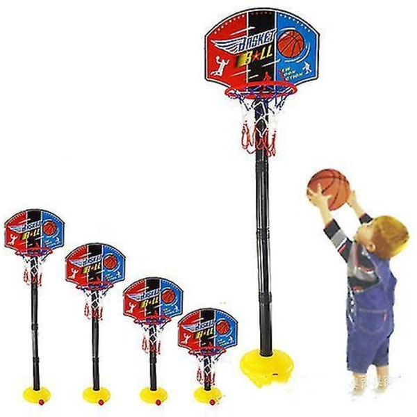 110 cm justerbar basketkorg för barn, leksak i plast