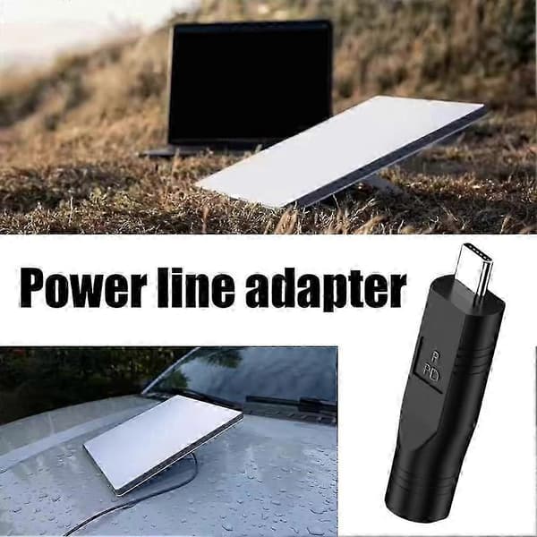 Starlink Mini-adapter kompatibel DC hunn til USB C hann strømkabelkonverter
