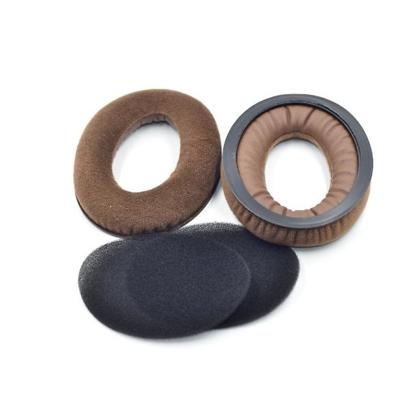 Ersättningsöronkuddar för Sennheiser Hd515 Hd555 Hd595 Hd598 Hd558 Pc360 Brown