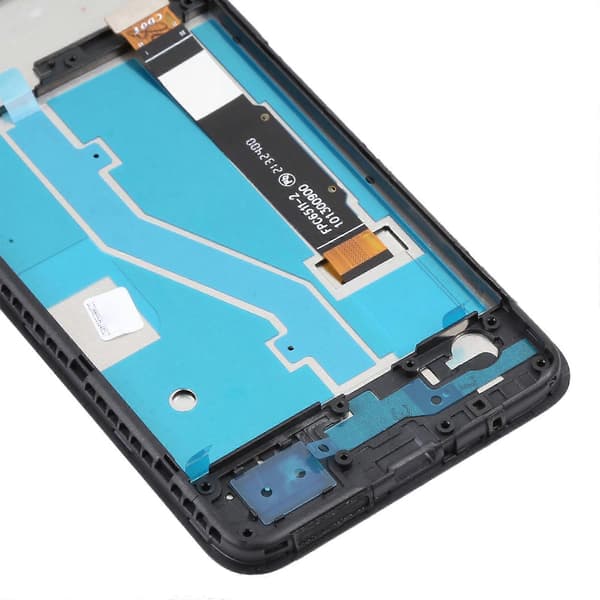 LCD-skærm og digitizer komplet samling med ramme til TCL 30E / 30 SE Not Specified