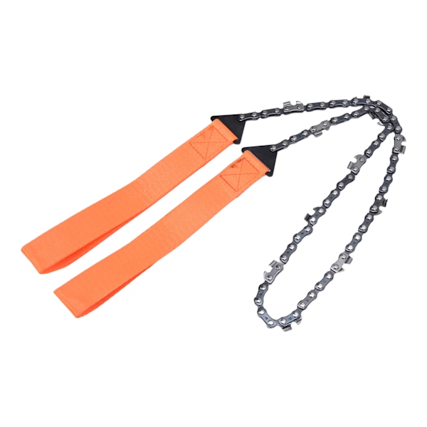 24 tums fickkedjesåg för överlevnad, Zipsåg, handsåg, kedjeverktyg för träskärning, orange