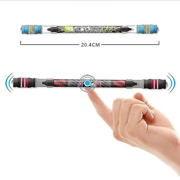 2 stk. Sjov Roterende Pen Spinning Gaming Pen Til Børn Studerende Skrive Legetøjs Penne Kawaii Kuglepen Søde Papirvarer Skoleartikler