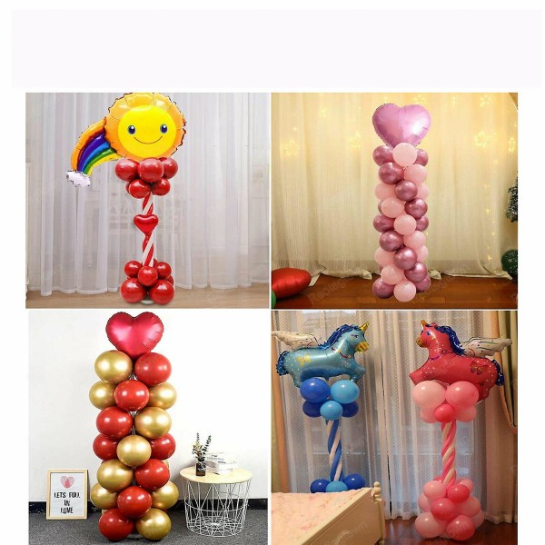 Balongstavar och ballongstativhållare Kolumnbalonger - Tillbehör för födelsedagsfest 160cm