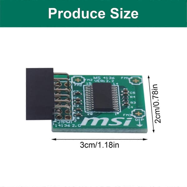 [LCS]TPM2.0 Säkerhetsmodul MS-4136 Datoranslutningsadapter som stöder TPM2.0 Kompatibel med universell kompatibilitet över enheter Multicolor