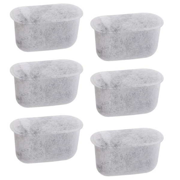 6 stk. vandfiltre kompatible med Cuisinart kaffemaskine Dcc-1100 Dgb500-900bc
