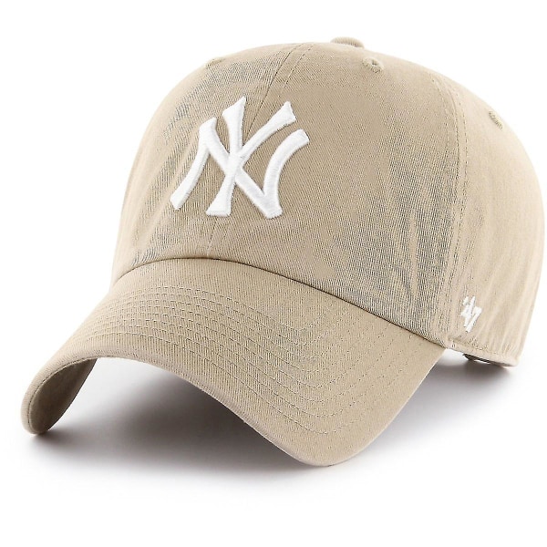 Justerbar Cap-clean Up New York Yankees Khaki