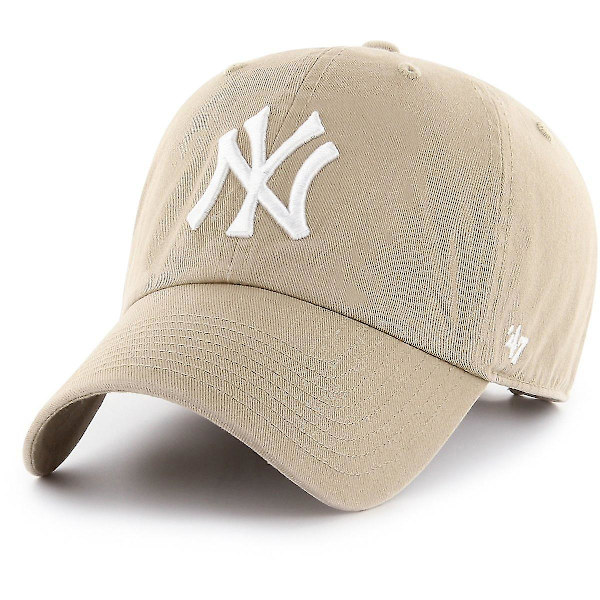 Justerbar Keps - Clean Up New York Yankees Khaki