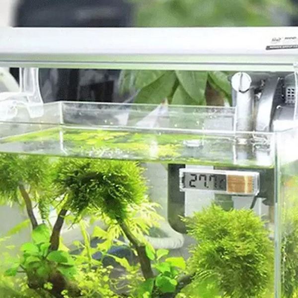 Akvarium Elektronisk Termometer Utsøkt Lite Digitalt Akvarium Vann Temperaturmåler For Temperatur Gold