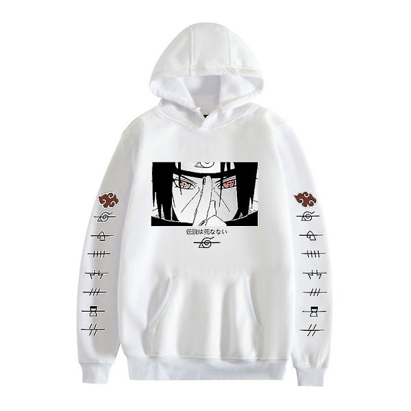 Anime Tecknad Naruto Tröja med Huva Casual Unisex För Män Kvinnor Huvtröja För Tonåringar XS