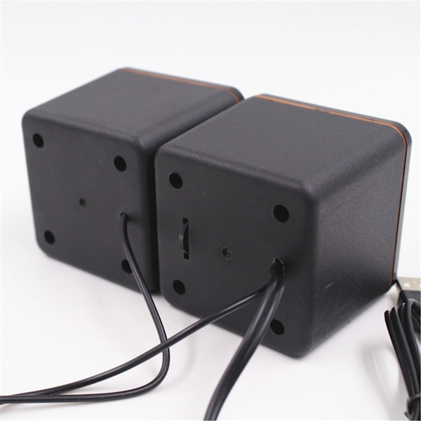 101Z Mini USB Datorhögtalare Set Små Musikhögtalare Externa Högtalare för Dator Laptop Underhållning