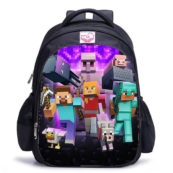 Minecraft vattentät ryggsäck för barn color-3