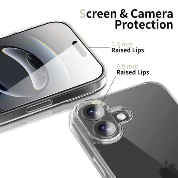 [LCS]Tech-Protect iPhone 17 -kuori FlexAir Hybrid Transparent 60