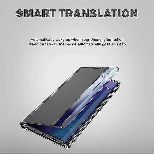 [LCS]Samsung Galaxy Note 10 Plus Smart Flip Magnetisk Etui med Foldeholder og Silikoneholder Ultra Mi Boris