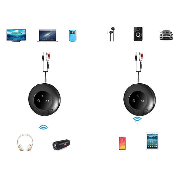 [LCS] Bluetooth V5.0 sender/modtager, trådløs Bluetooth-lydstreamingadapter kompatibel med TV, PC