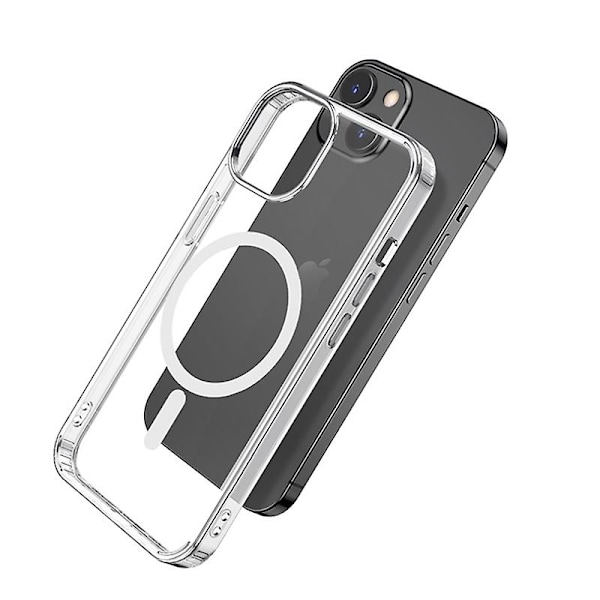 Transparent iPhone 13 Skal, MagSafe Magnetiskt Mobilskal För iPhone 13 13 Mini Pro Pro Max iPhone 13 Pro Max