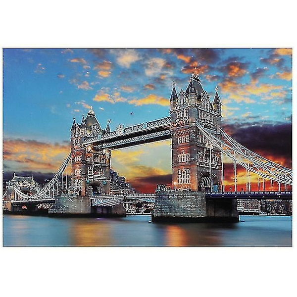 1000-bitars pussel för vuxna barn - Tower Bridge pussel 1000 DIY-leksaker