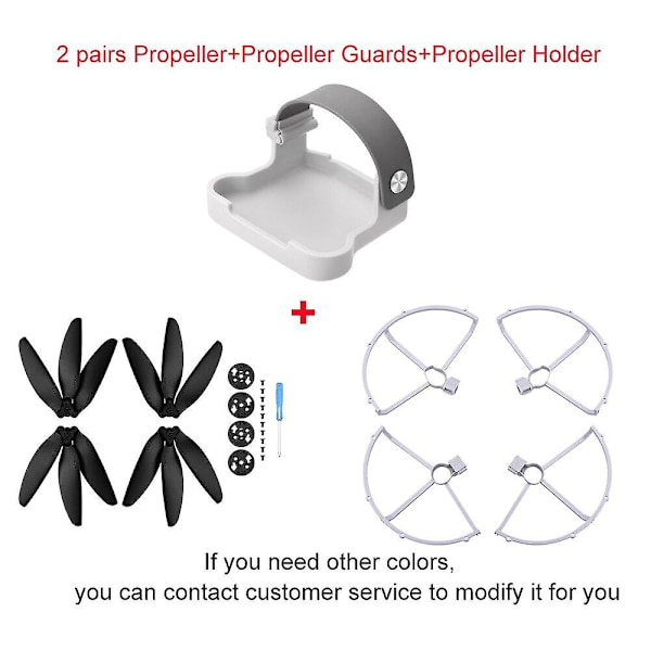 Trebladspropeller för DJI Mavic Mini / Mini 2 / SE drönare, lättviktiga propellrar, bladbyte, vingfläktar, reservdelar, tillbehör Set c