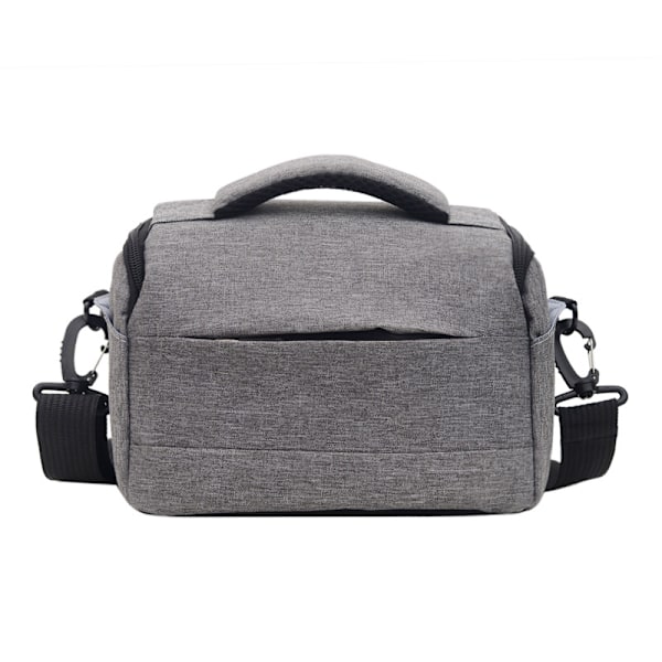 Grå Vanntett SLR Kameraveske Digital Kameraveske Skulderveske Beskyttelsesdeksel for Kameraobjektiver og Små Tilbehør 24x14x16cm