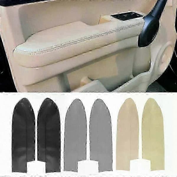 [LCS] 2-pack mikrofiberarmstödsskydd för CRV CR-V 2007-2011 | Skydd för framdörrspaneler | Tillbehör för interiörtrim Black-blue line