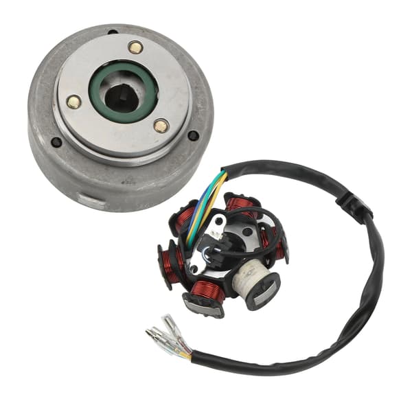 [LCS] 6-coil Stator Plate, Flywheel Coil, Strong Replacement for GY6 110cc 125cc Engines
